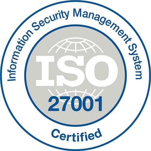 ISO 27001 Certified - Information Security Management System